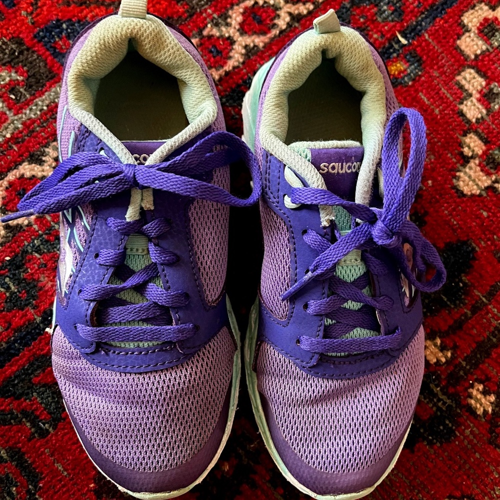 Girls Size 2 Saucony Sneakers - Purple